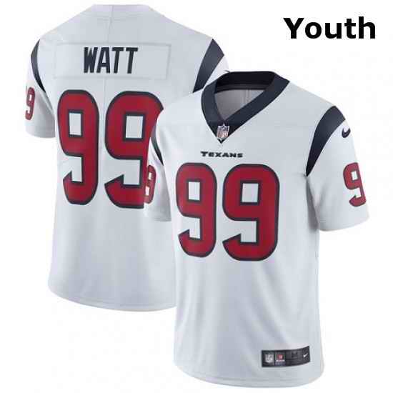 Youth Nike Houston Texans 99 JJ Watt Elite White NFL Jersey